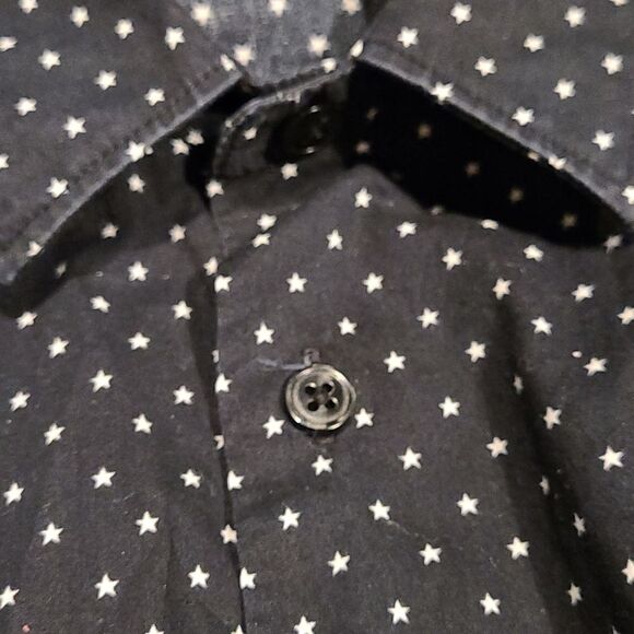 H&M sz M button front with collar - Picture 8 of 9